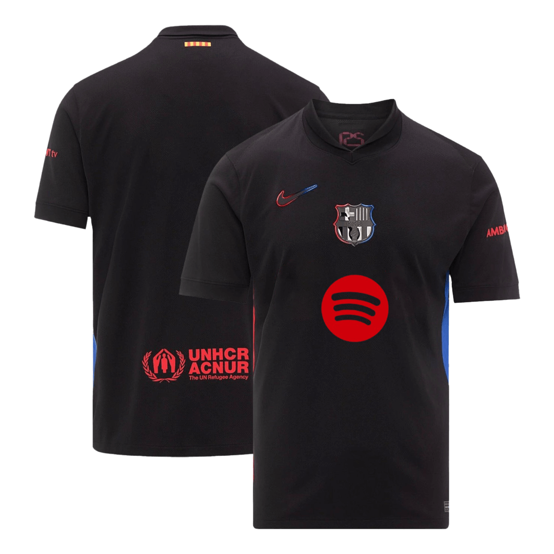 Barcelone Extérieur Maillot 2024/25 - Spotify Logo Without Text