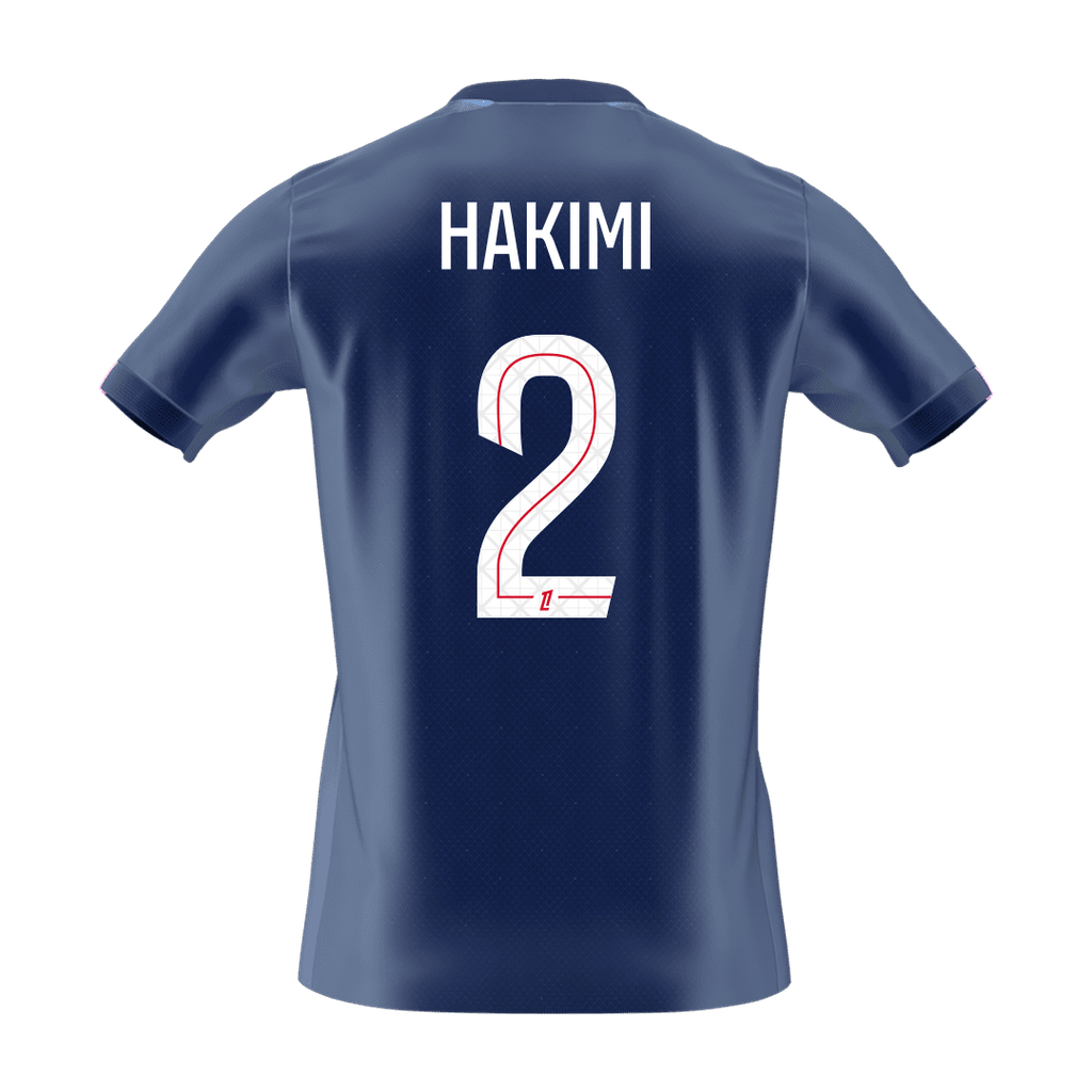 VITINHA #17 Les Paris Domicile Maillot 2025/26 Bleu marine - Super