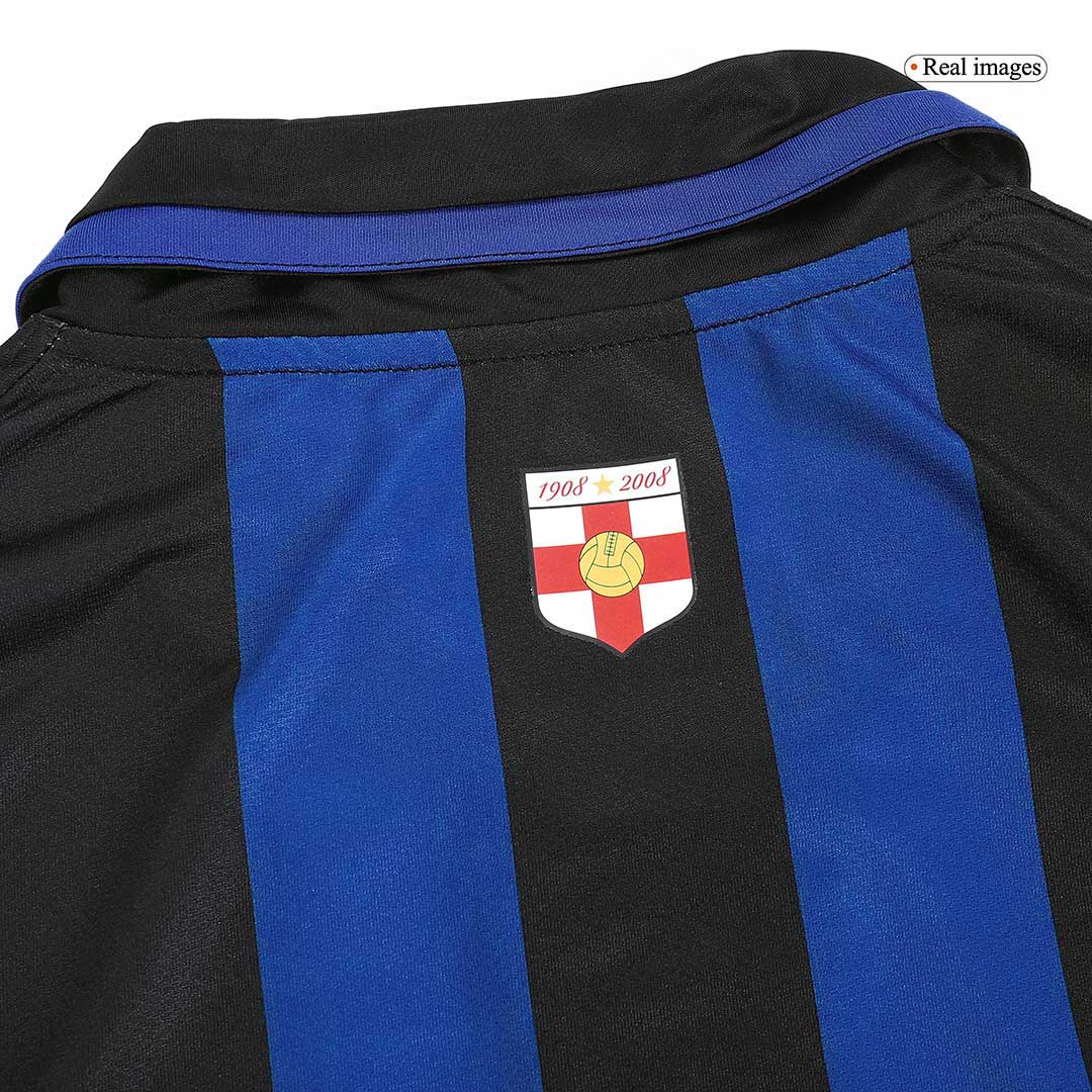 Retro Inter Milan Domicile Maillot 2007/08 - 100th Anniversaire