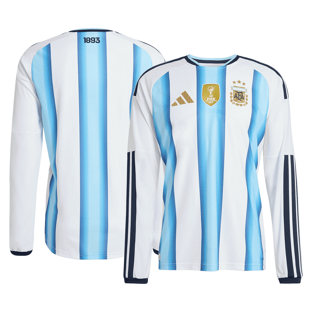 Argentine Domicile Maillot Manches Longues - Coupe du Monde 2026 Blue&White
