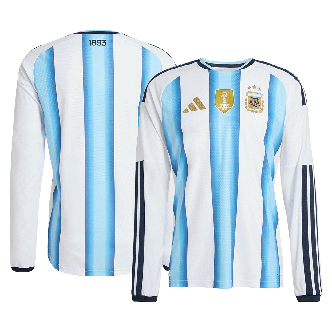 Argentine Domicile Maillot Manches Longues - Coupe du Monde 2026 Blue&White
