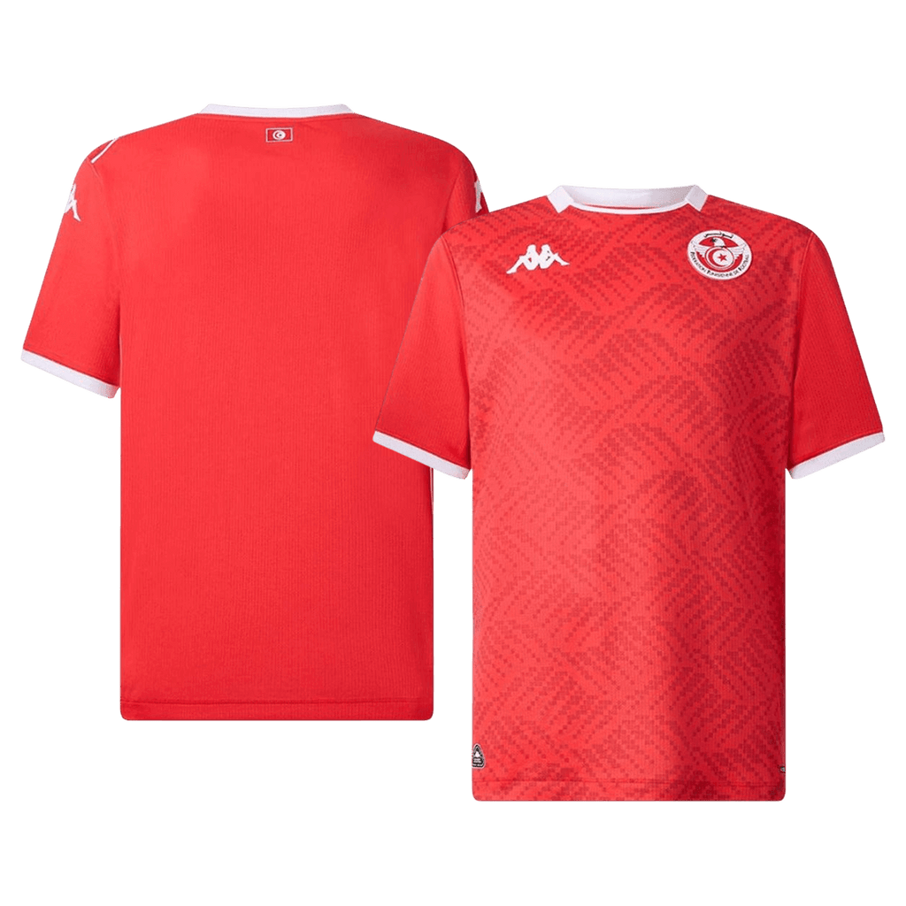 Tunisie Domicile Maillot Coupe du Monde 2026 Rouge
