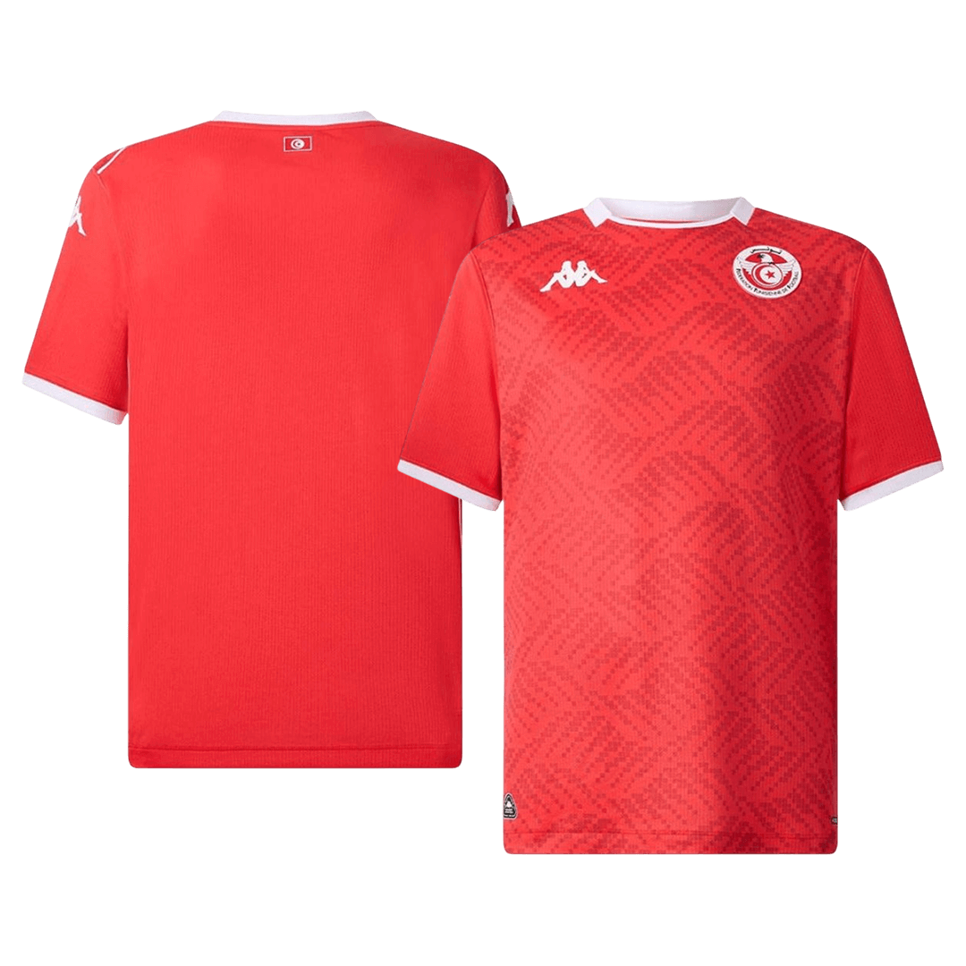 Tunisie Domicile Maillot Coupe du Monde 2026 Rouge