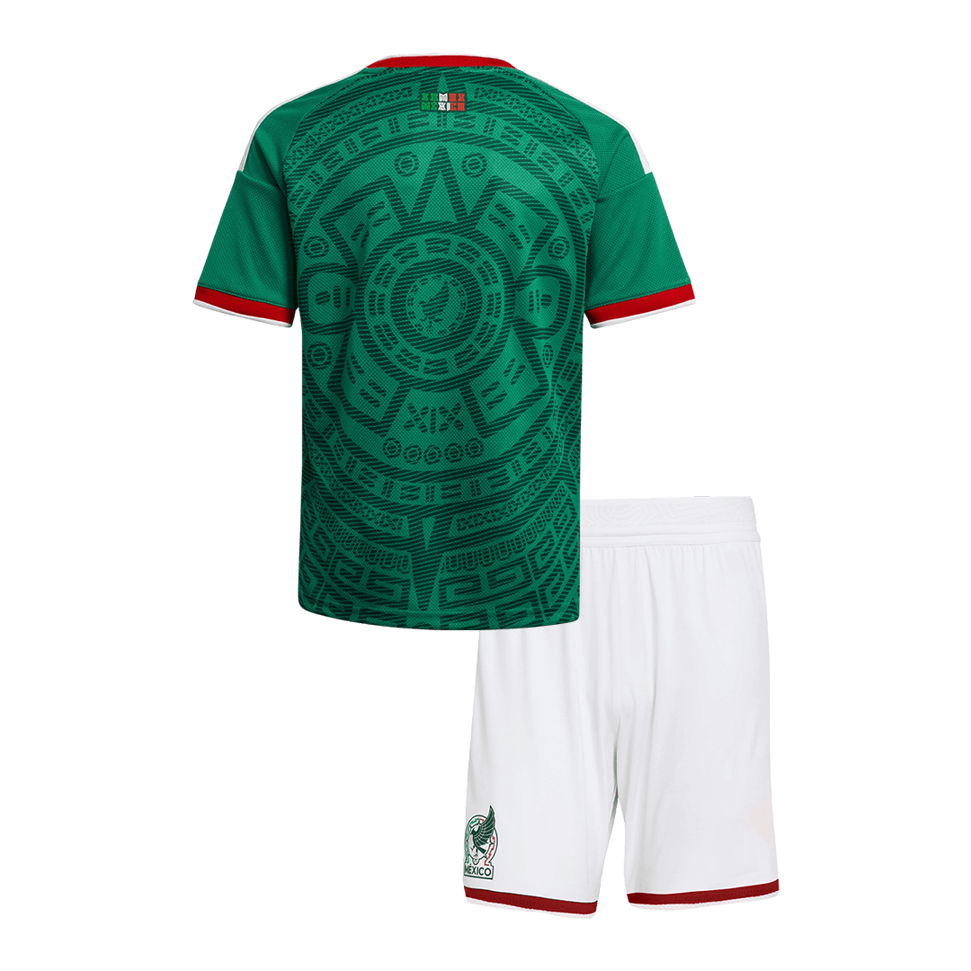 Mexique Domicile Maillot Kit 2025/26 Enfant Vert