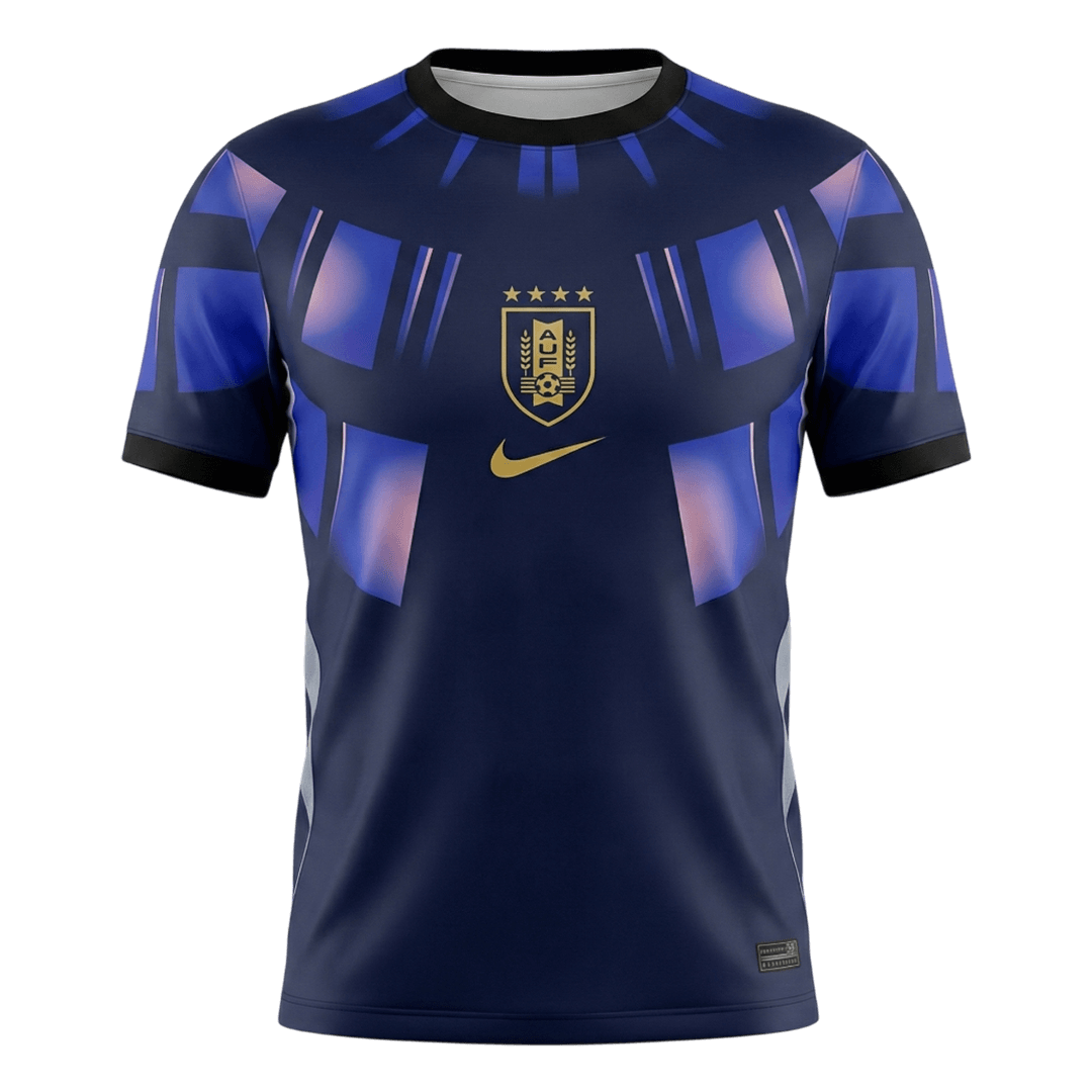 Uruguay Extérieur Maillot - Coupe du Monde 2026 Bleu marine