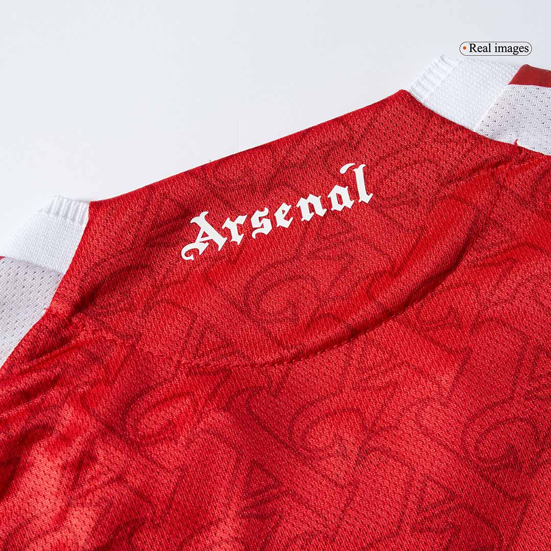 SALIBA #2 Arsenal Domicile Maillot 2025/26 Rouge Authentique
