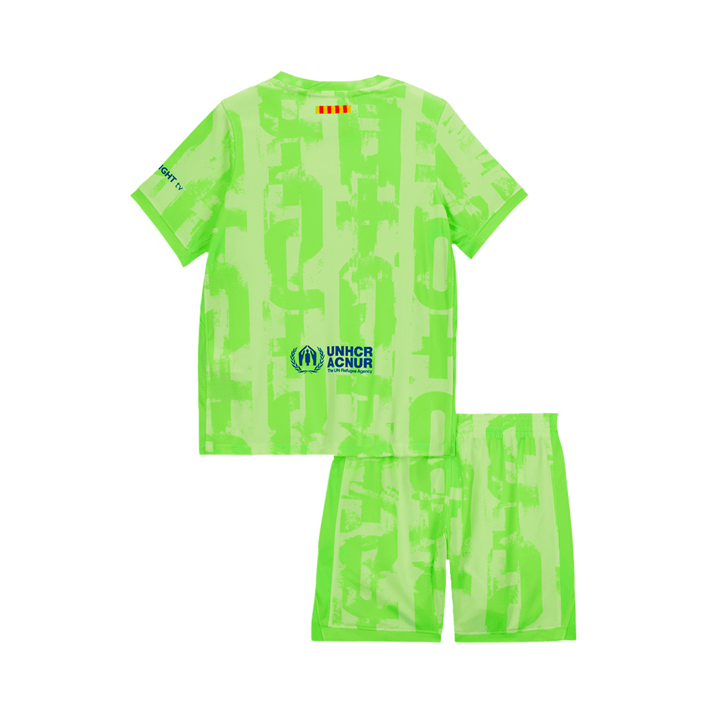 Barcelone Third Maillot Kit 2024/25 - UCL (Spotify Logo Without Text) Enfant