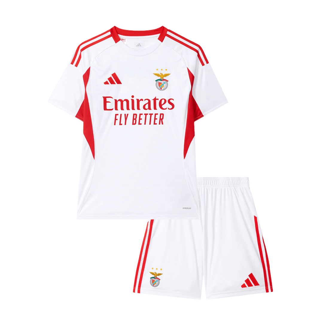Lisbonne Third Maillot Kit 2025/26 Enfant Blanc