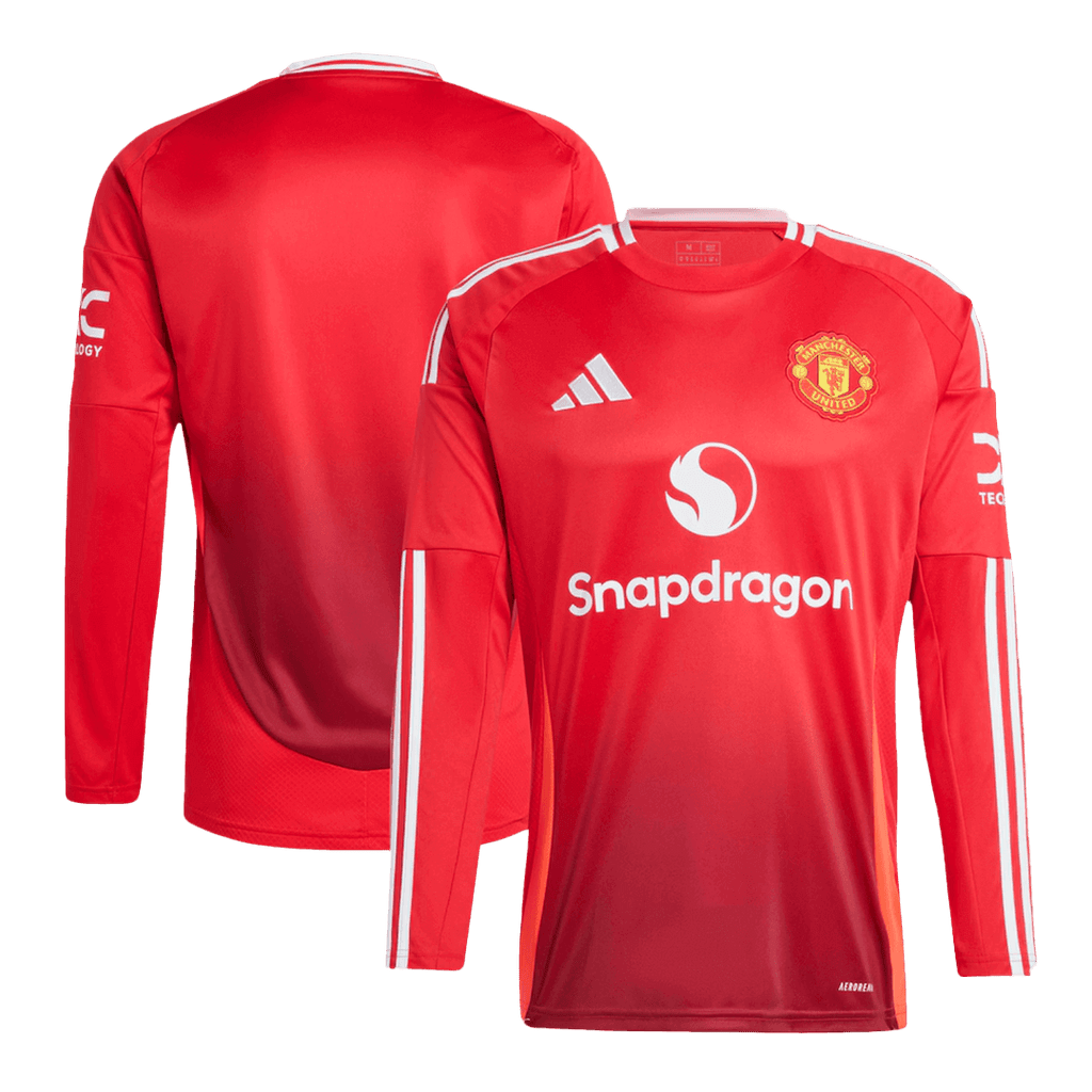 Manchester United Domicile Maillot Manches Longues 2024/25