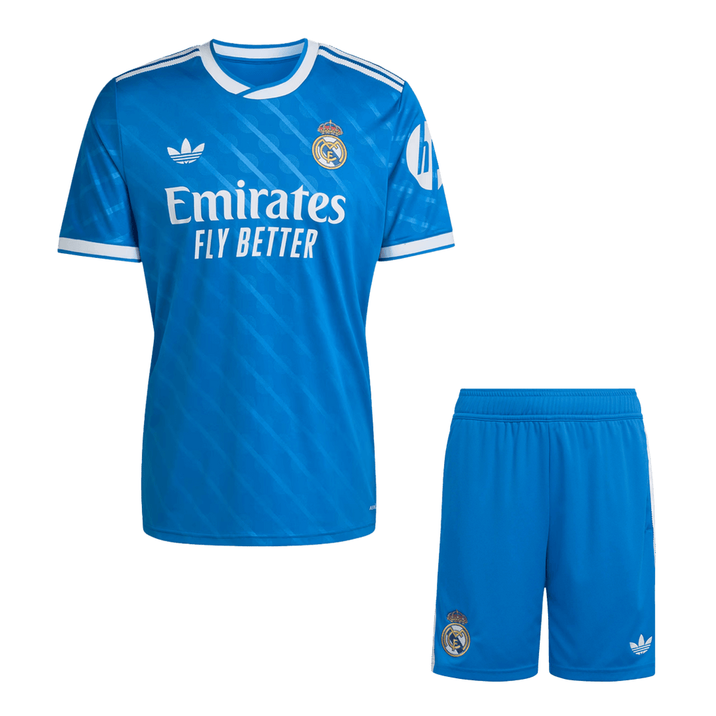 Real Madrid Third Maillot Kit 2025/26 Bleu