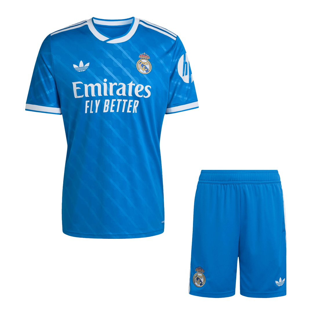 Real Madrid Third Maillot Kit 2025/26 Bleu