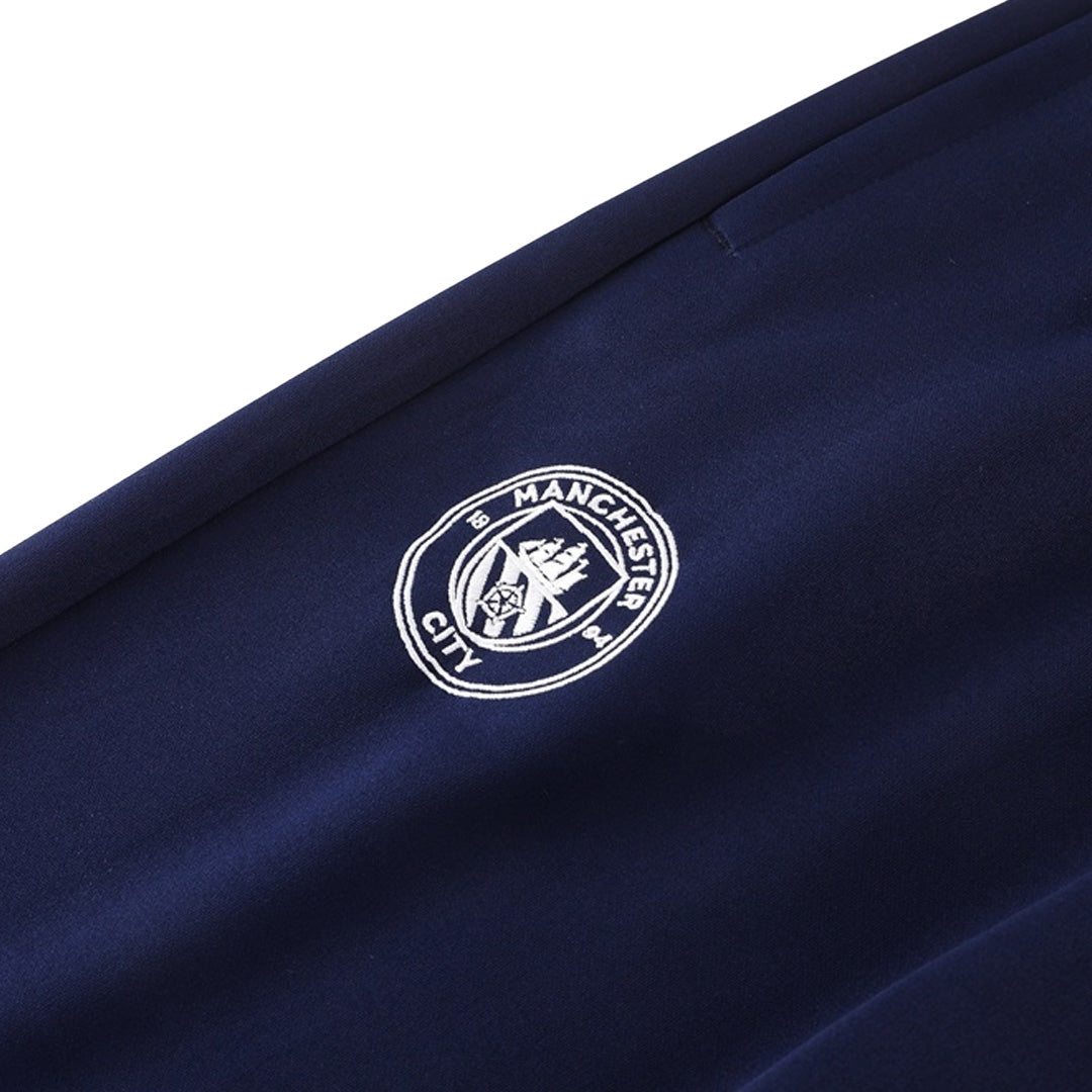 Manchester City Veste de Football Kit 2025/26 Bleu marine