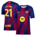 F.DE JONG #21 Barcelone Domicile Maillot 2025/26 - UCL