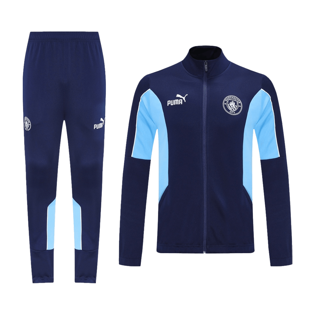 Manchester City Veste de Football Kit 2025/26 Bleu marine