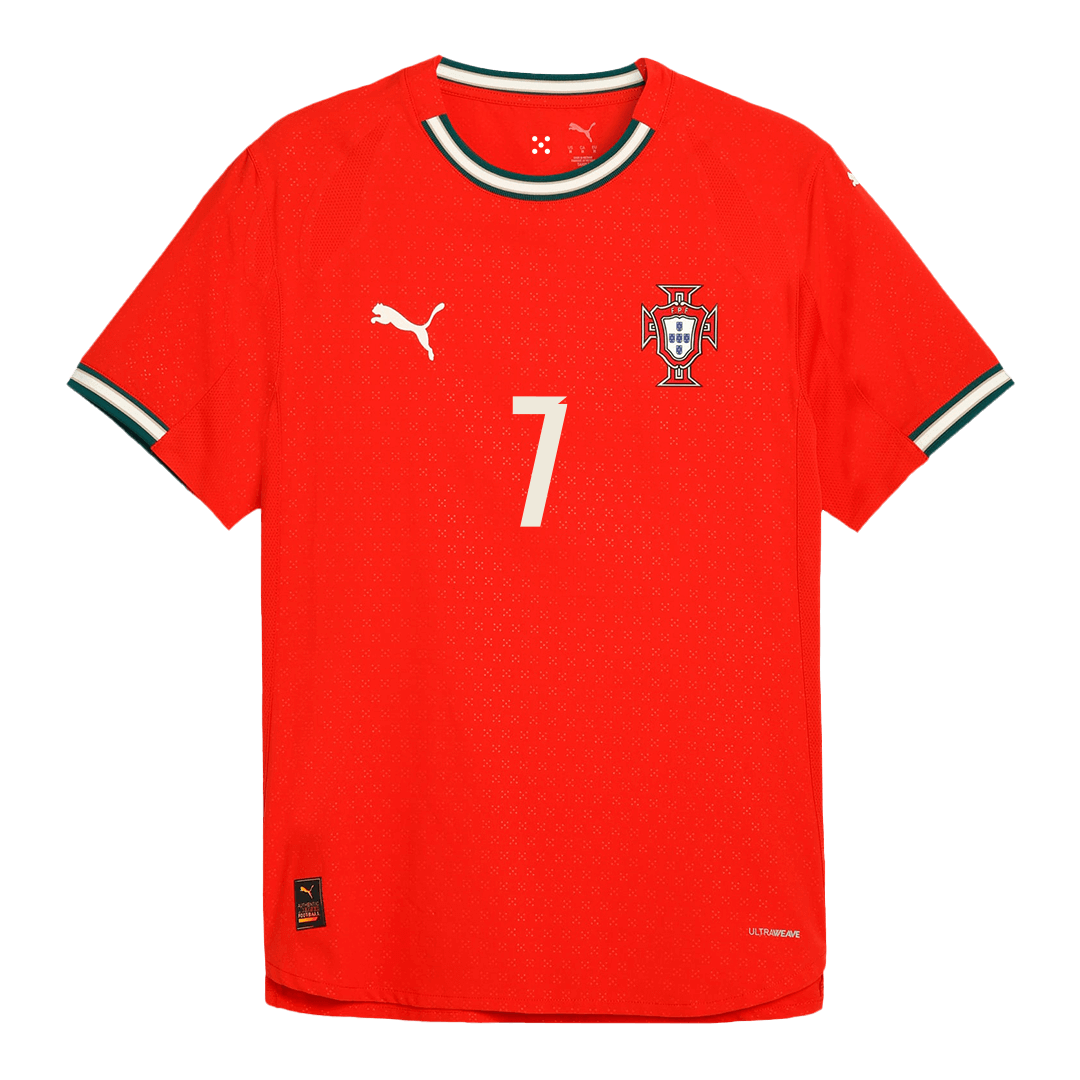 RONALDO #7 Portugal Domicile Maillot 2025 Authentique