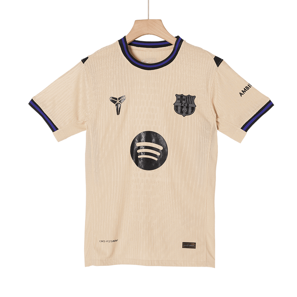 ROONY #28 Barcelone Extérieur Maillot 2025/26 Jaune Joueur - UCL