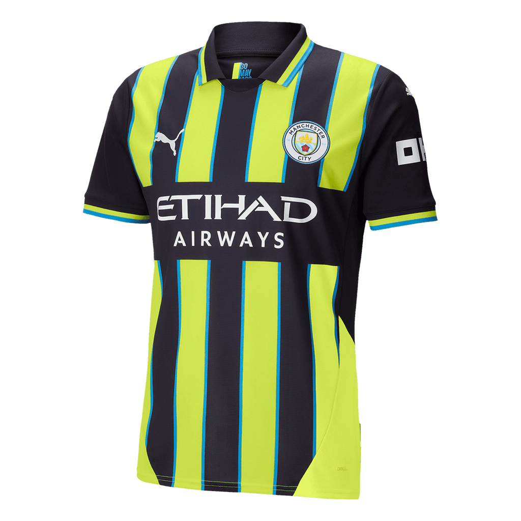 Manchester City Extérieur Maillot 2024/25 Grande Taille