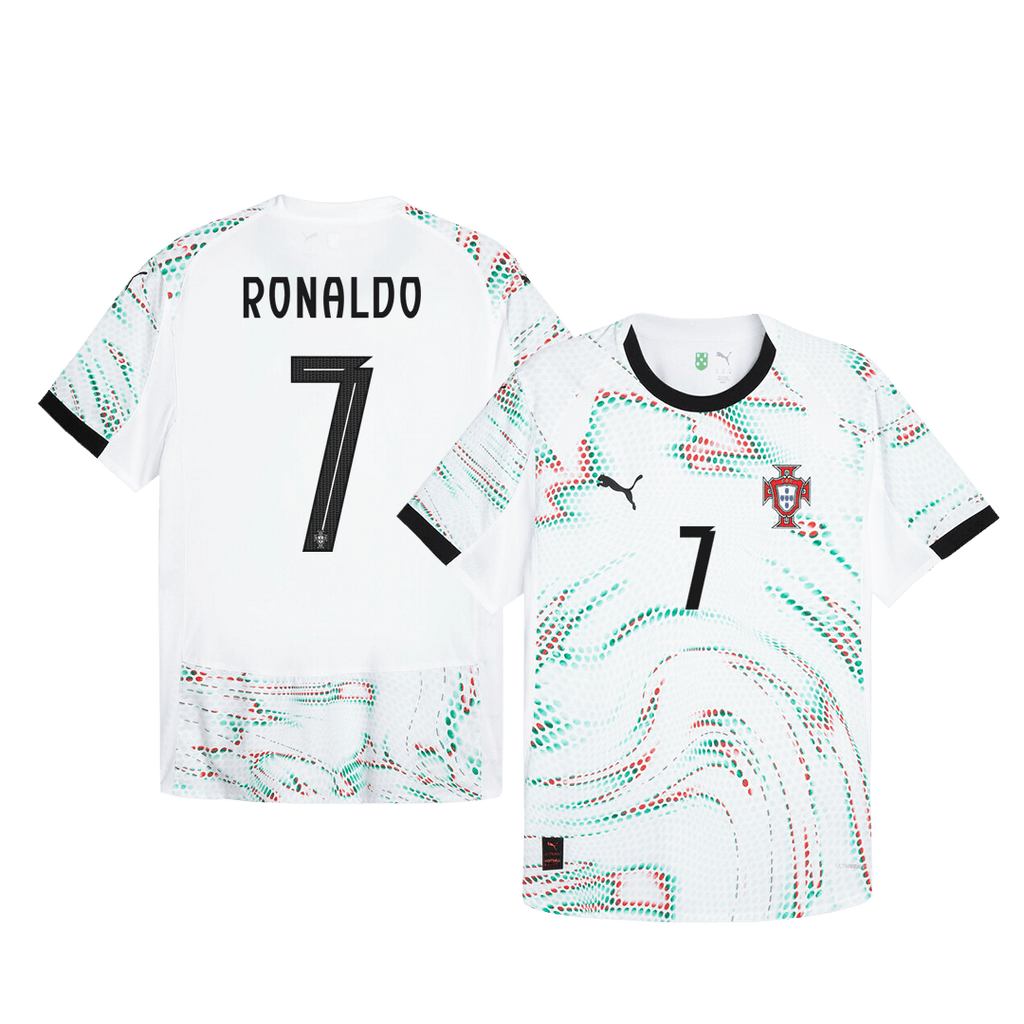 RONALDO #7 Portugal Extérieur Maillot 2025 Authentique