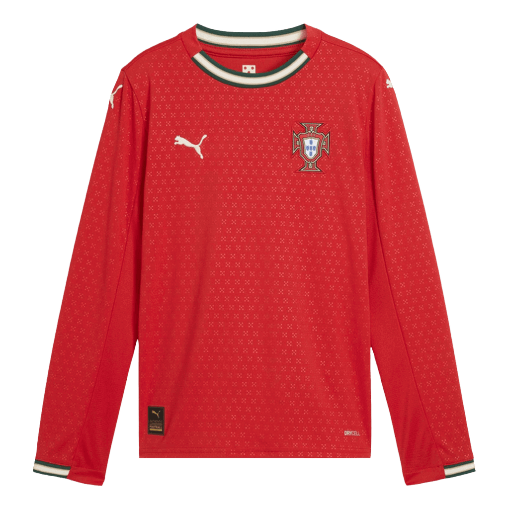 Portugal Domicile Maillot Manches Longues 2025