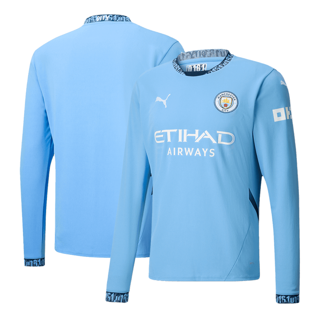 Manchester City Domicile Maillot Manches Longues 2024/25