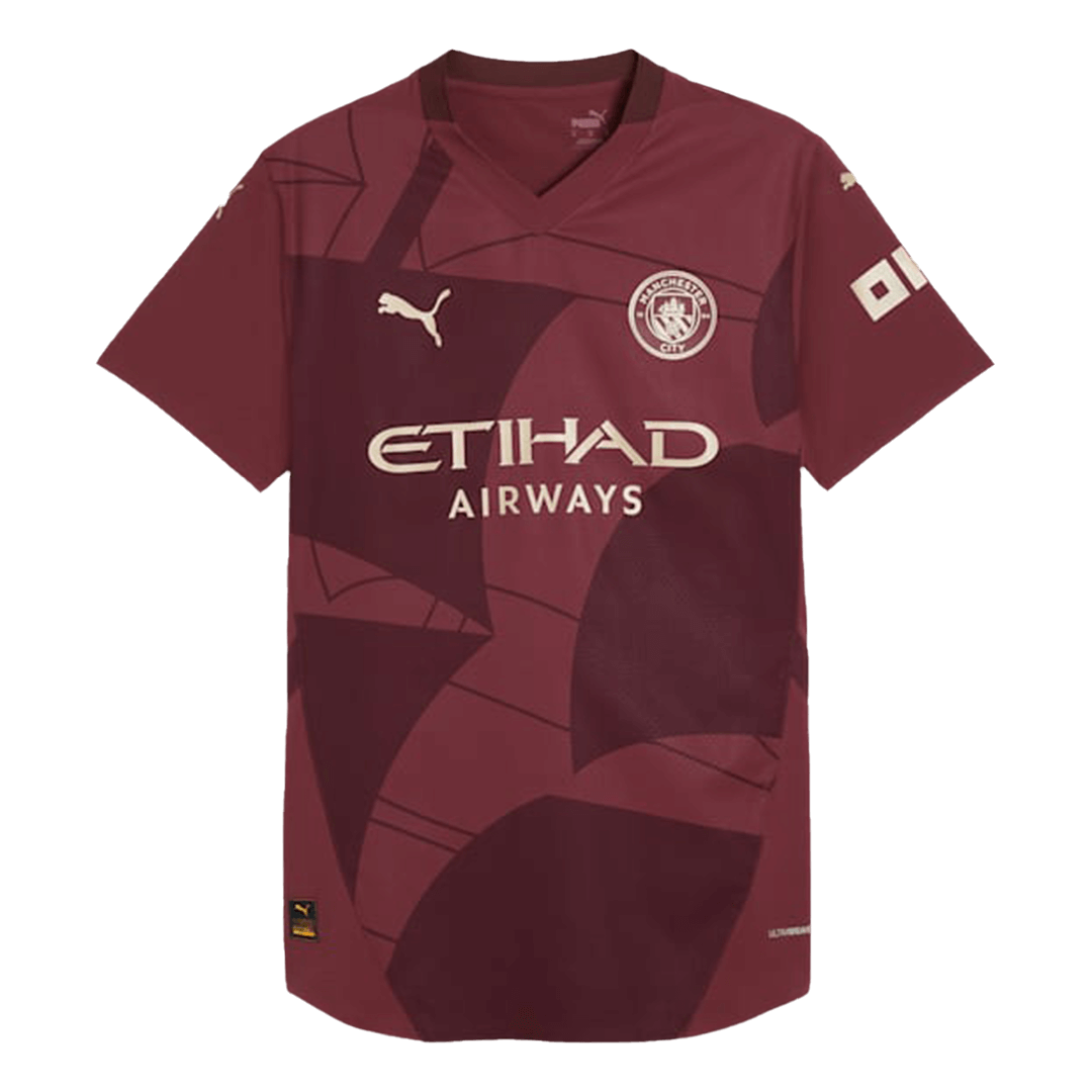 Manchester City Third Maillot 2024/25 Authentique Grande Taille