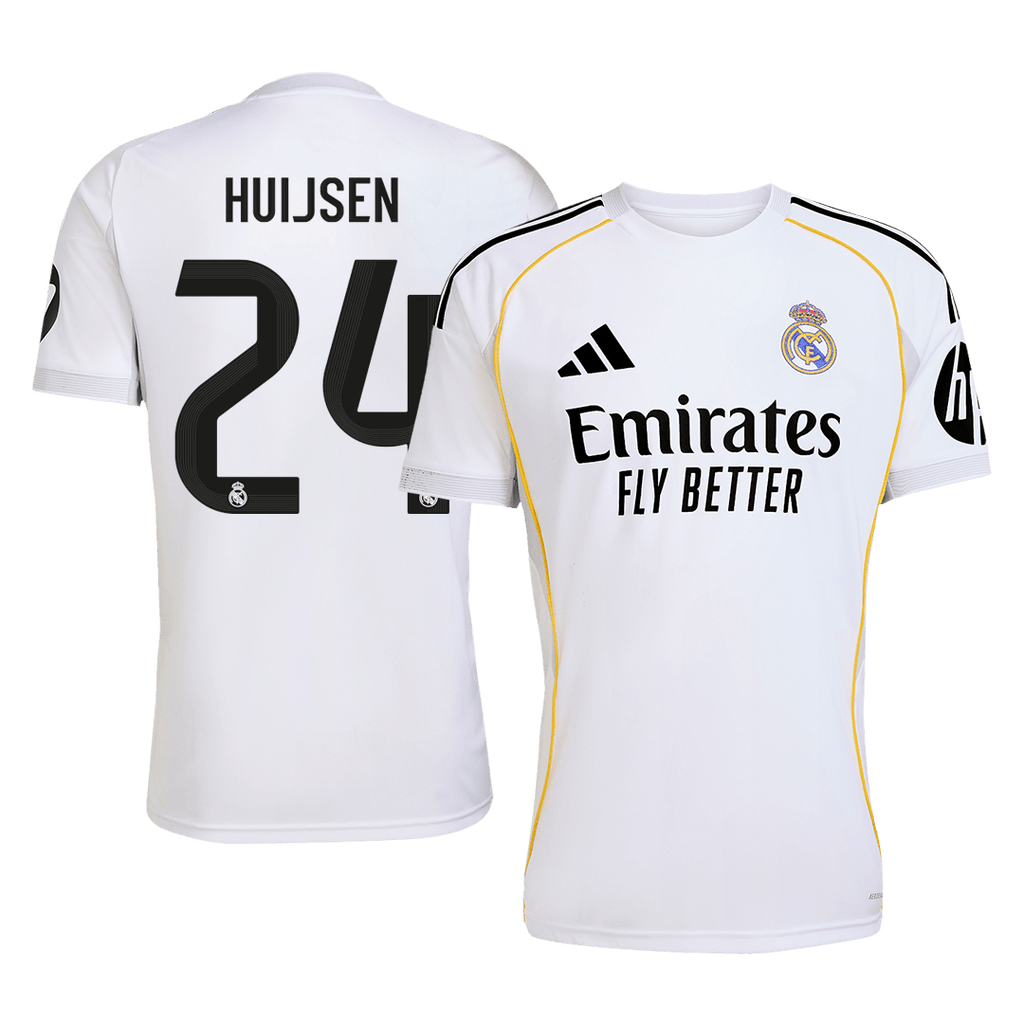 HUIJSEN #24 Real Madrid Domicile Maillot 2025/26