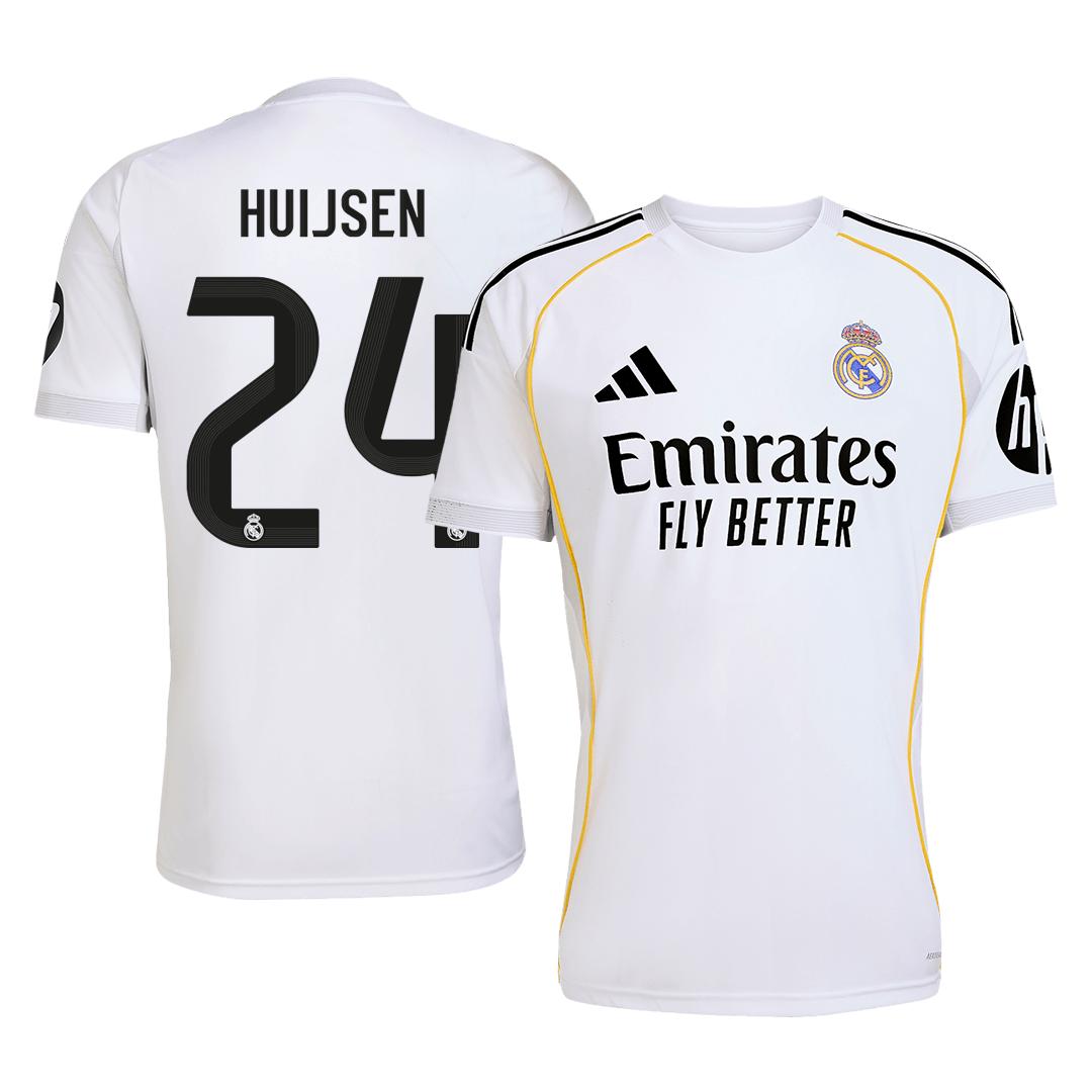 HUIJSEN #24 Real Madrid Domicile Maillot 2025/26
