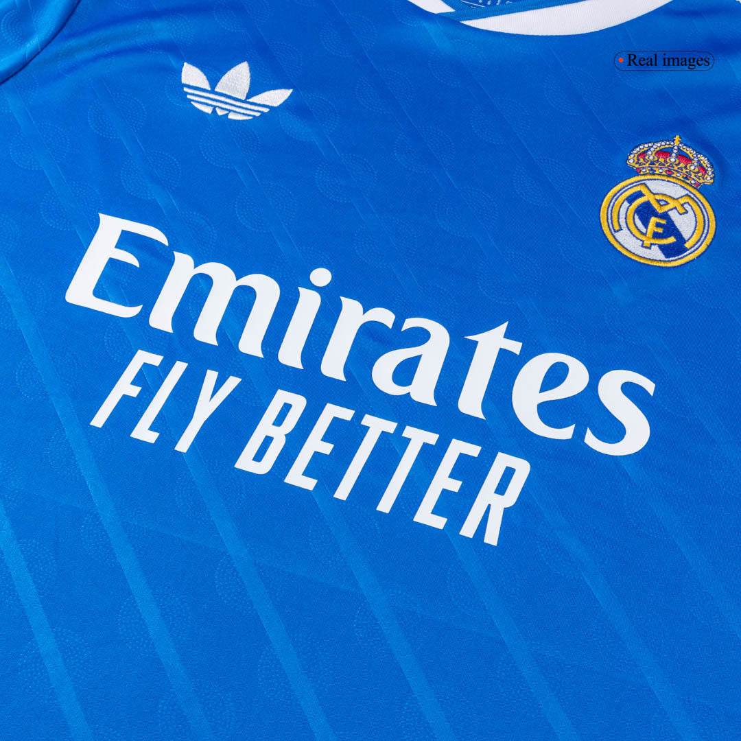 MBAPPÉ #10 Real Madrid Third Maillot 2025/26 Bleu