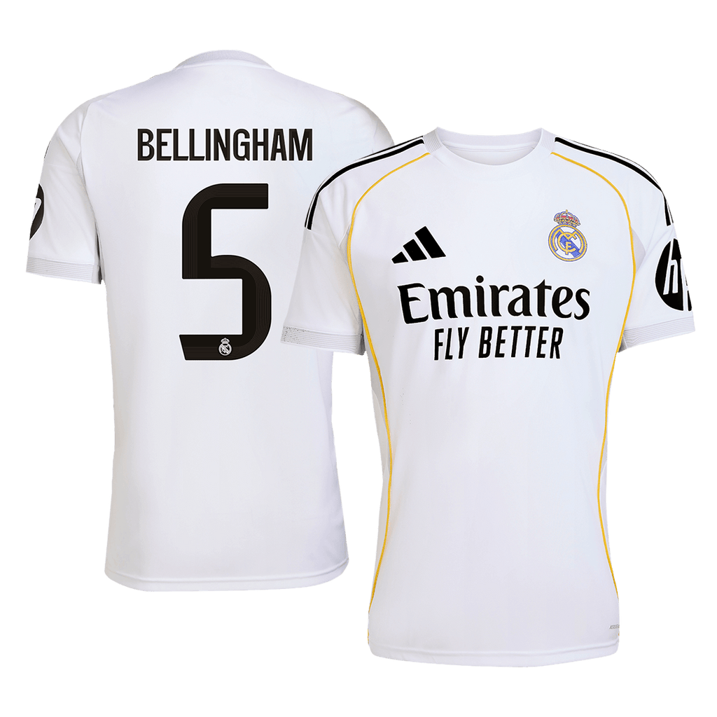 BELLINGHAM #5 Real Madrid Domicile Maillot 2025/26
