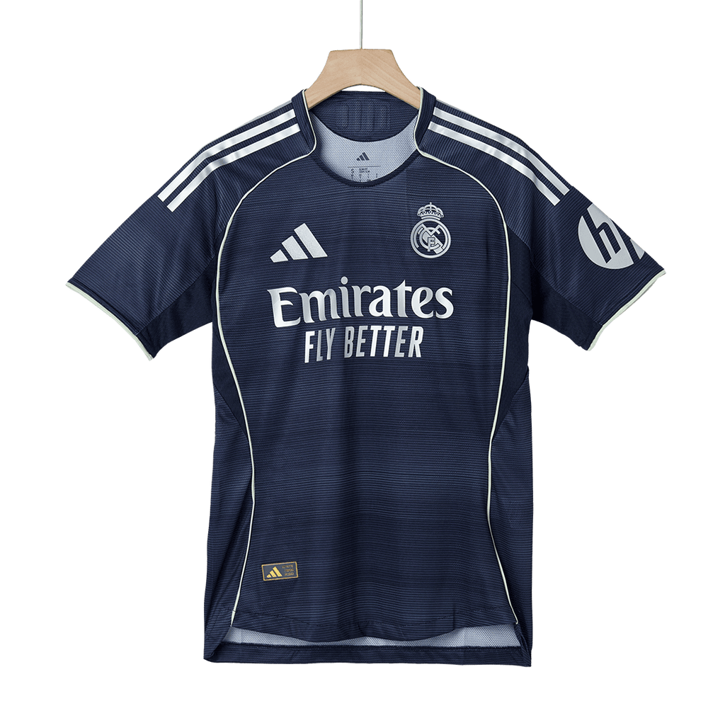 TCHOUAMENI #14 Real Madrid Extérieur Maillot 2025/26 Bleu marine Authentique