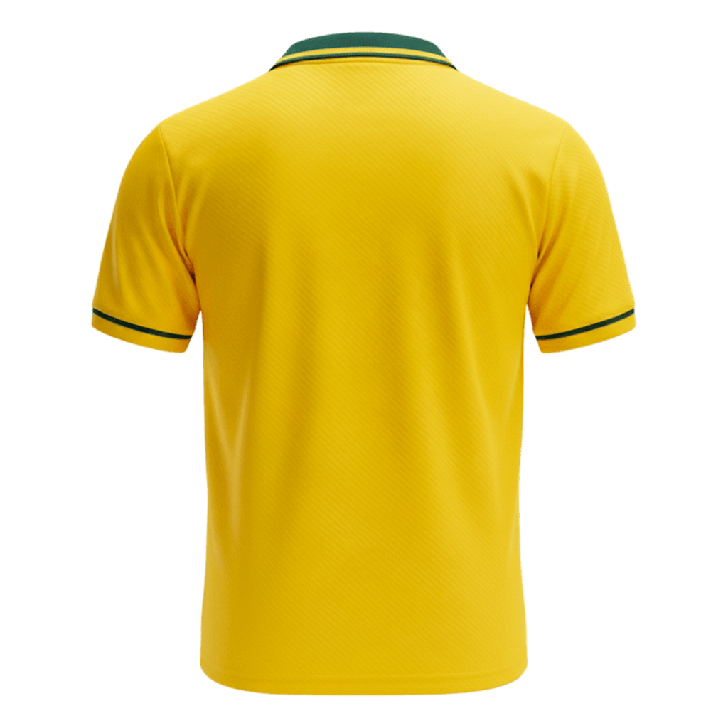 Retro Brésil Domicile Maillot 1994 Jaune