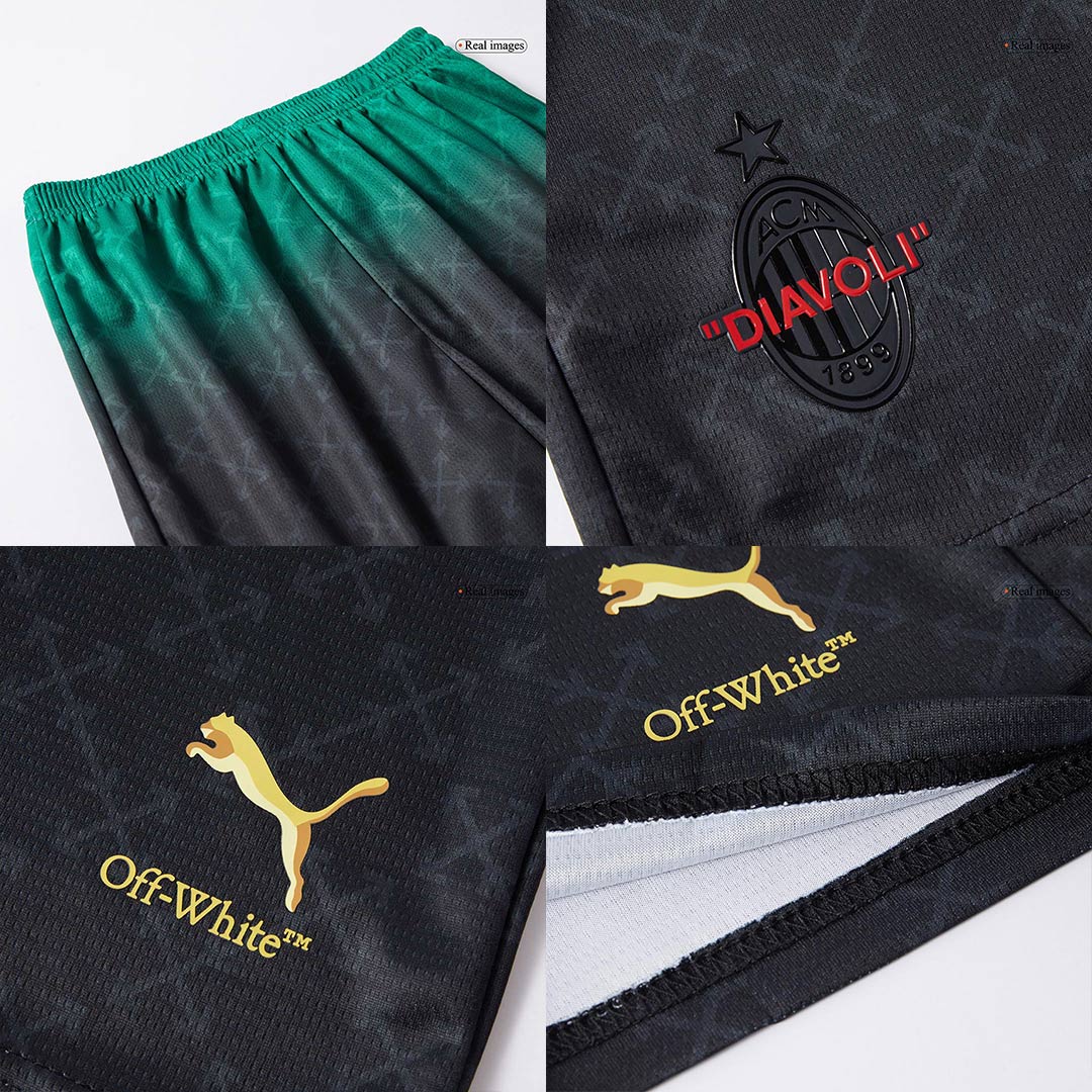 Milan AC Fourth Away Maillot Kit 2024/25 Junior