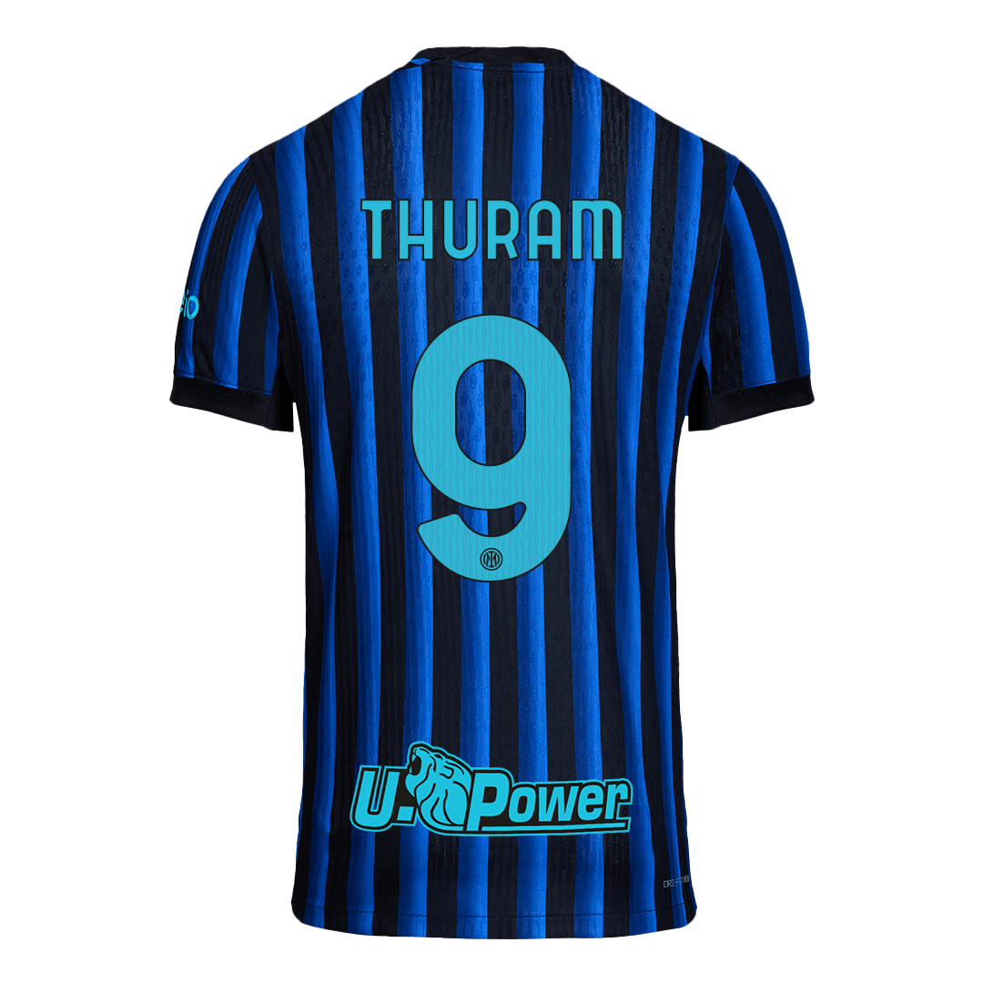 THURAM #9 Inter Milan Domicile Maillot 2025/26 Blue&Black Authentique