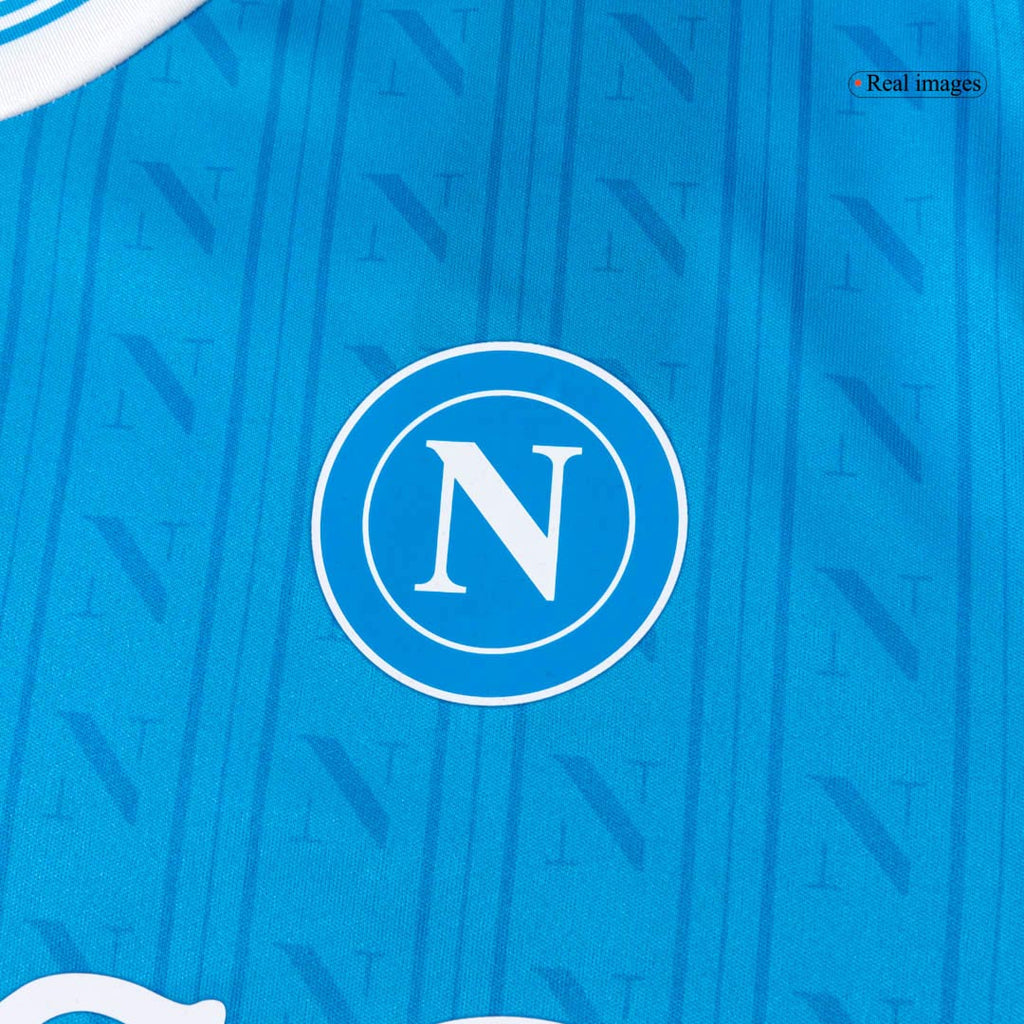 DE BRUYNE #11 Naples Domicile Maillot 2025/26 Bleu