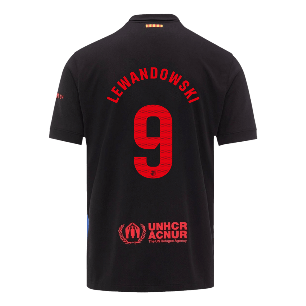 LEWANDOWSKI #9 Barcelone Extérieur Maillot 2024/25
