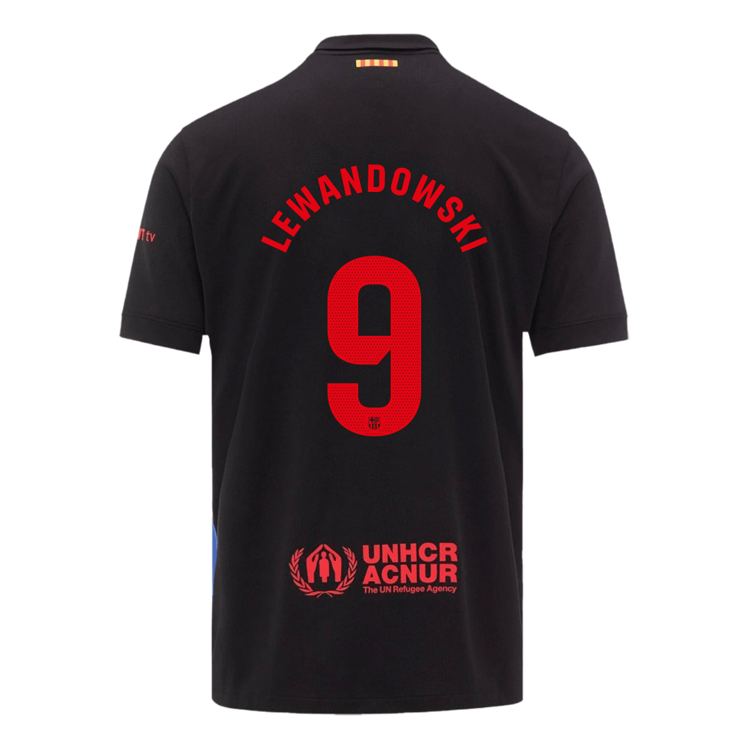 LEWANDOWSKI #9 Barcelone Extérieur Maillot 2024/25