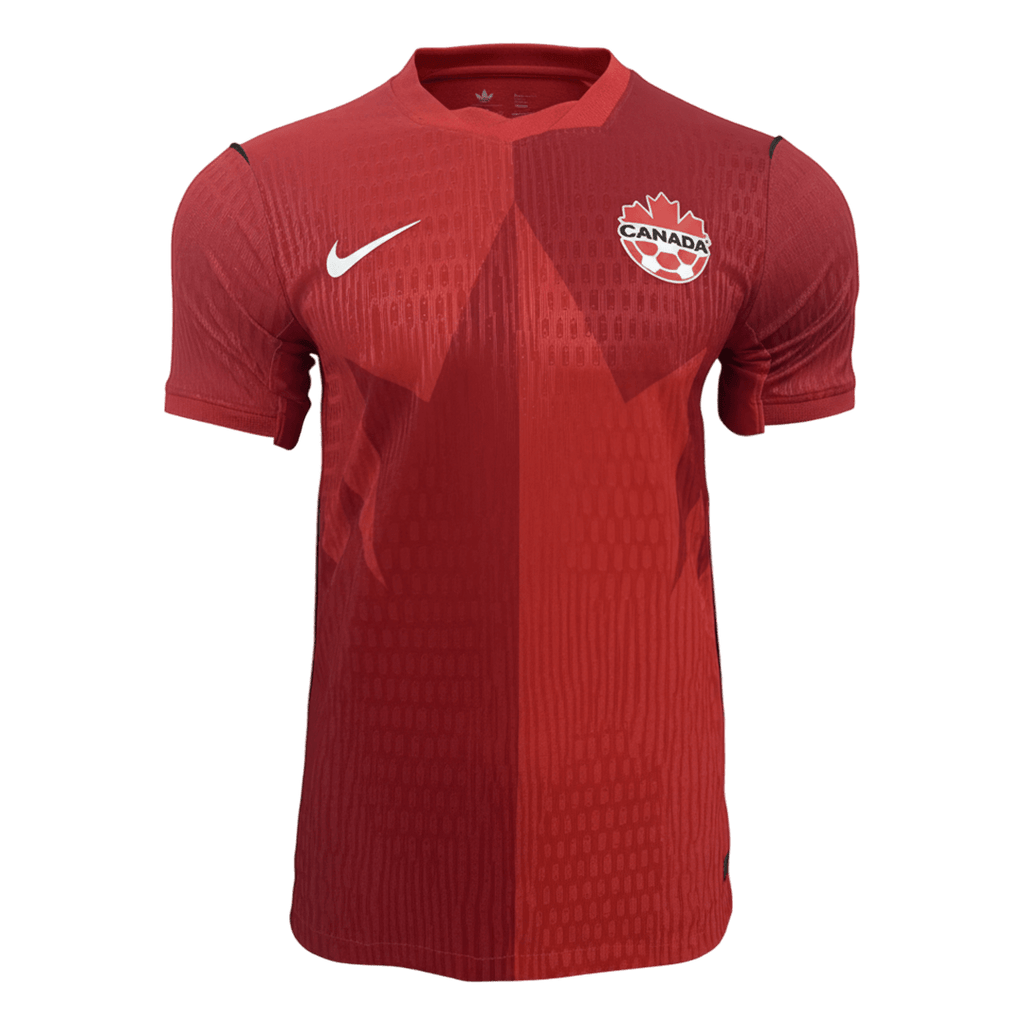 Canada Domicile Maillot Coupe du Monde 2026 Rouge Joueur