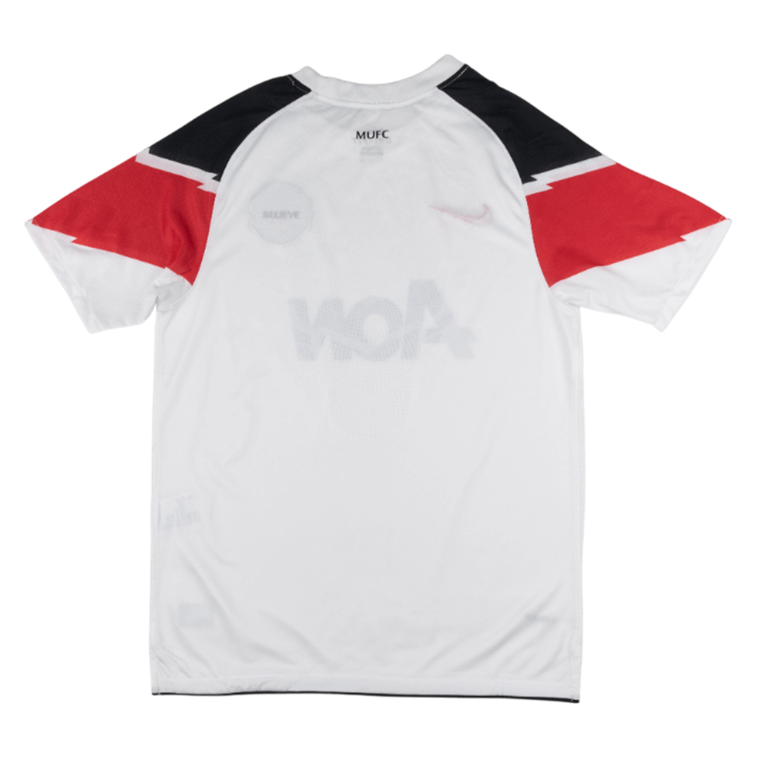 Retro Manchester United Extérieur Maillot 2010/11 Blanc