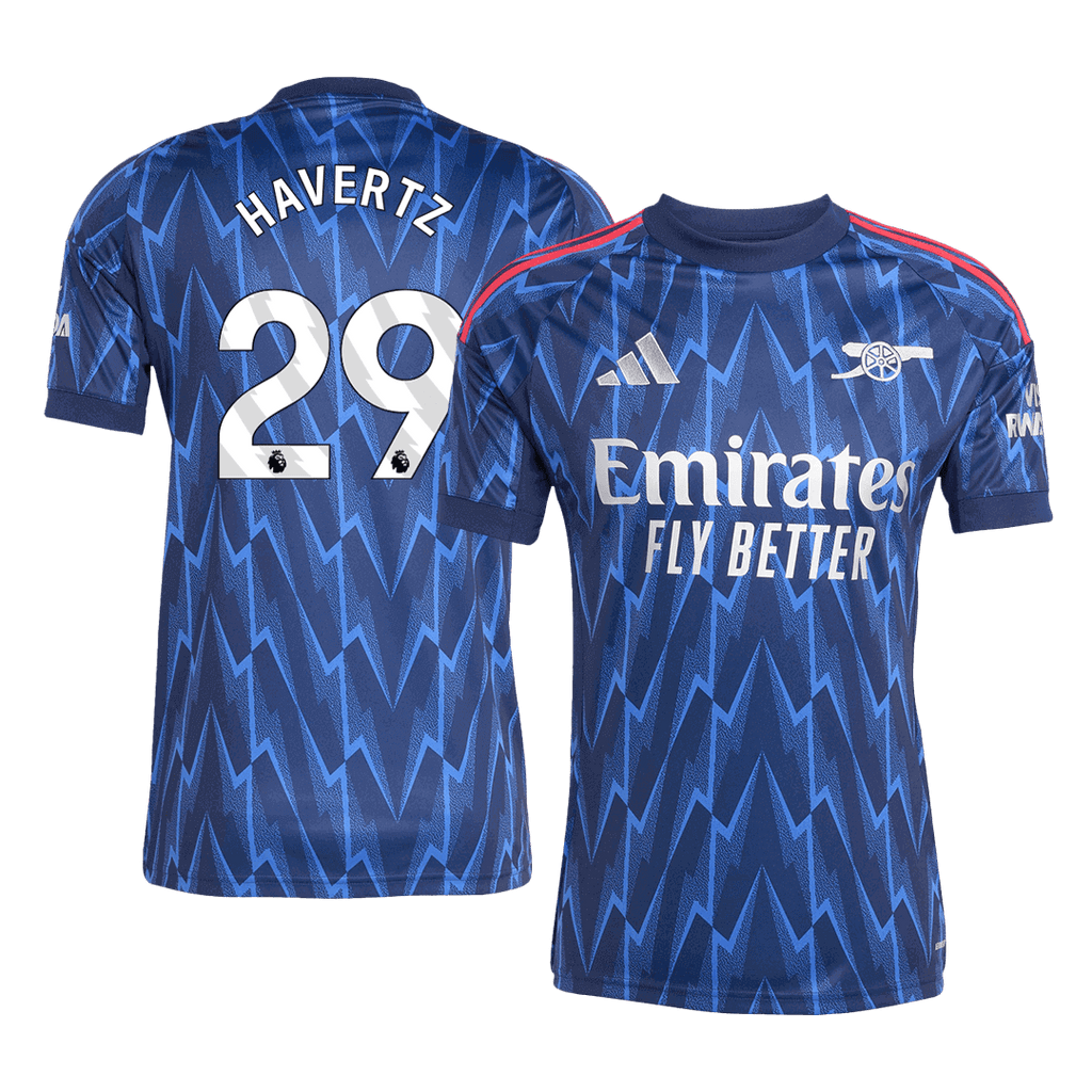 HAVERTZ #29 Arsenal Extérieur Maillot 2025/26 Bleu