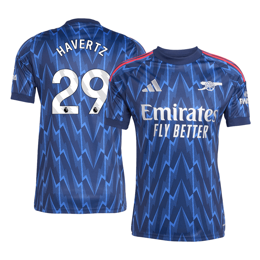 HAVERTZ #29 Arsenal Extérieur Maillot 2025/26 Bleu
