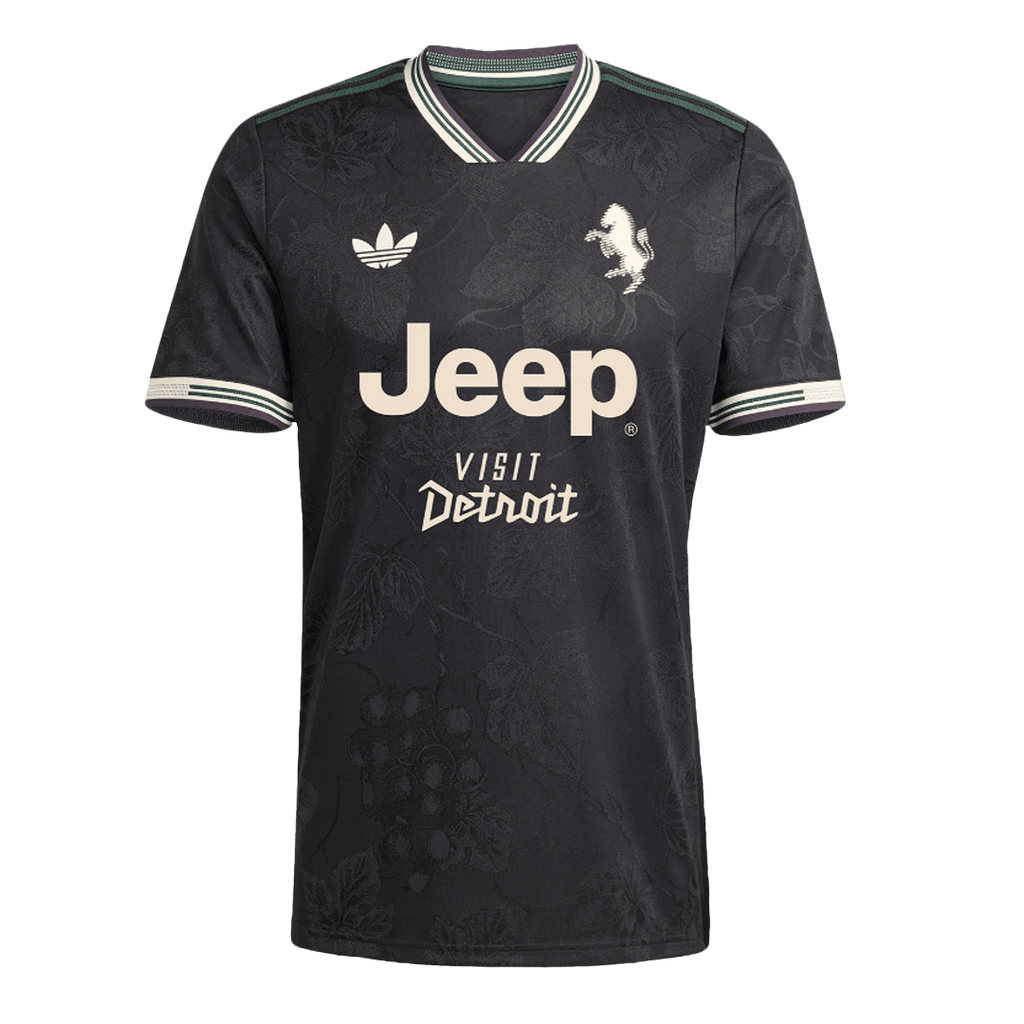 Juventus Third Maillot 2025/26 Noir Authentique Grande Taille