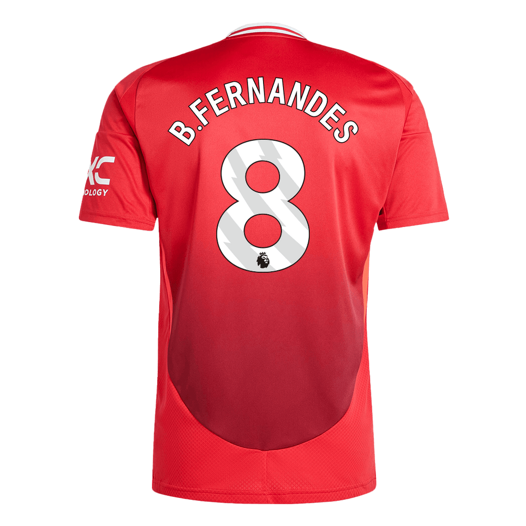 B.FERNANDES #8 Manchester United Home Shirt 2024/25 - Super