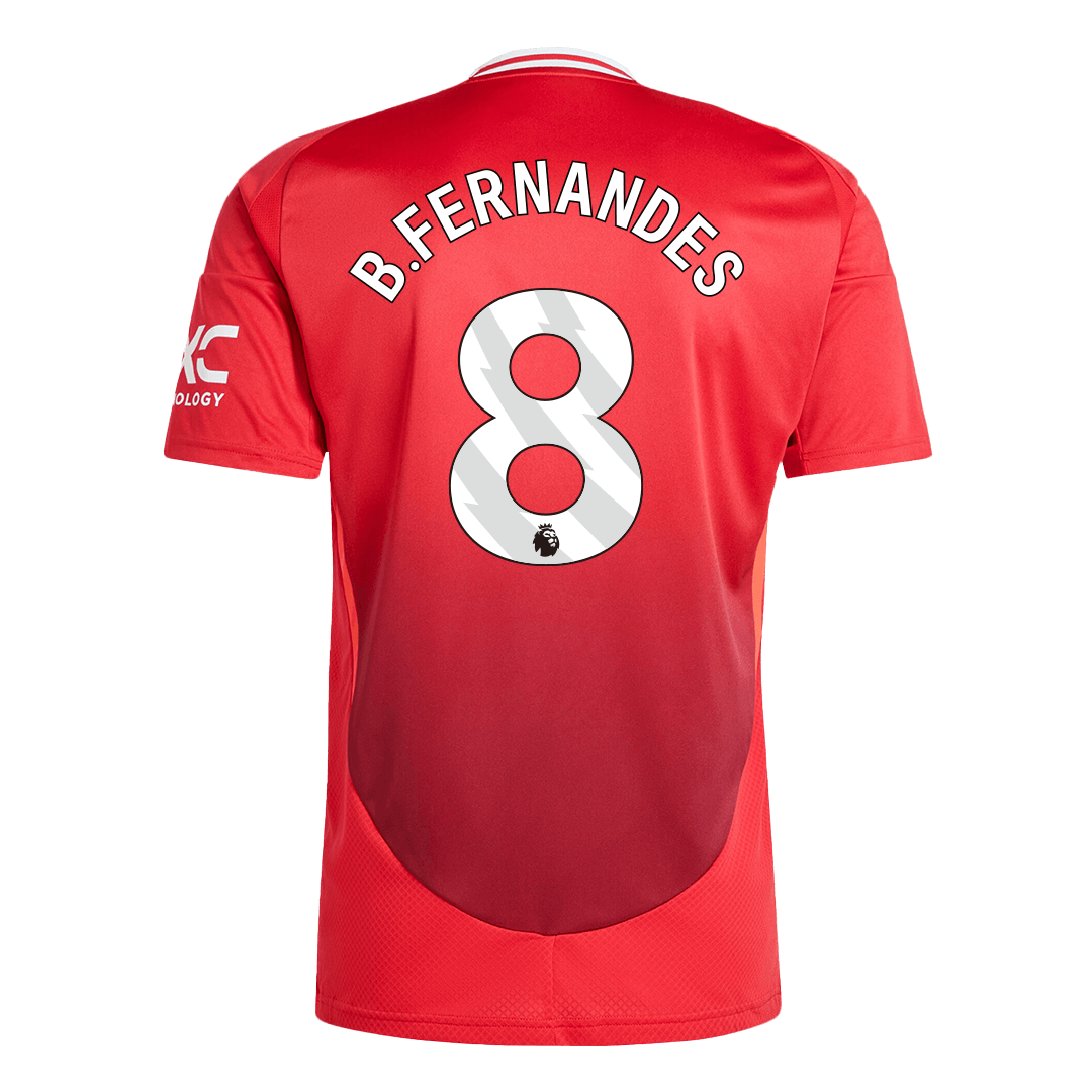 B.FERNANDES #8 Manchester United Home Shirt 2024/25 - Super