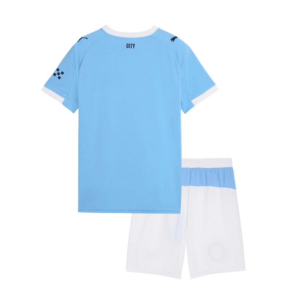 Manchester City Domicile Maillot Kit 2025/26 Junior