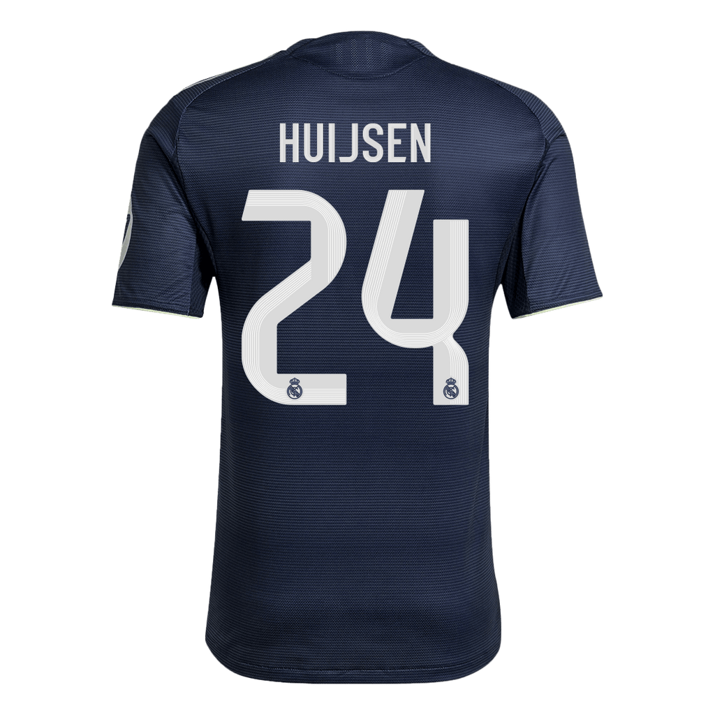 HUIJSEN #24 Real Madrid Extérieur Maillot 2025/26 Authentique