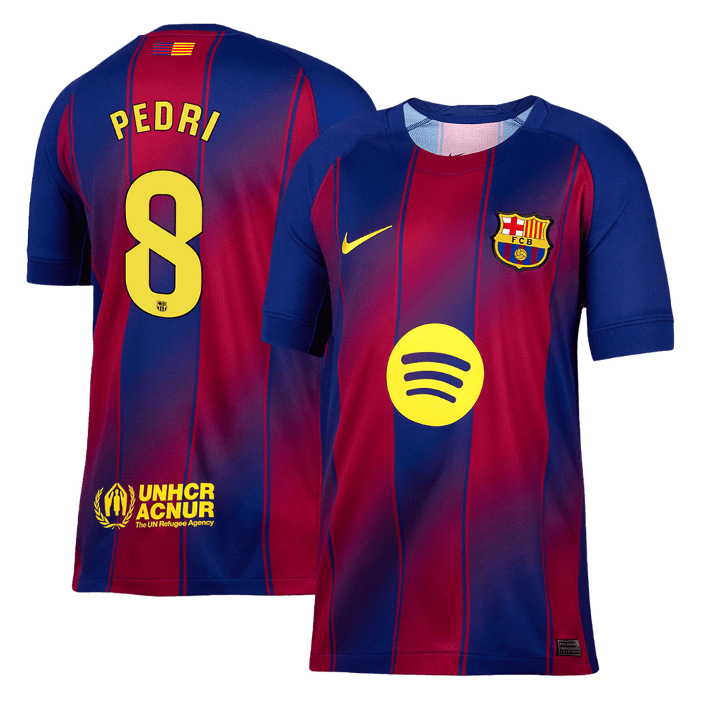 PEDRI #8 Barcelone Domicile Maillot 2025/26
