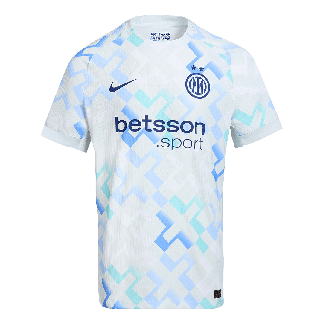 Inter Milan Extérieur Maillot 2025/26 Bleu Authentique
