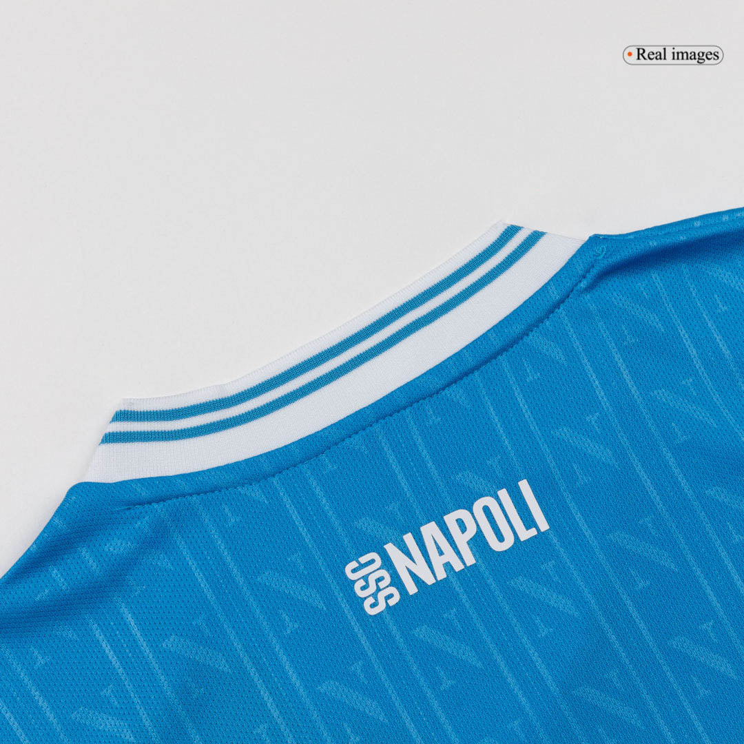 Naples Domicile Maillot Kit 2025/26 Enfant Bleu