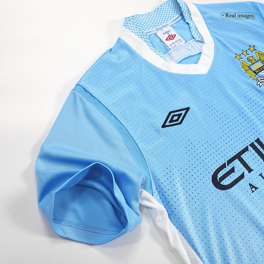 Retro Manchester City Domicile Maillot 2011/12
