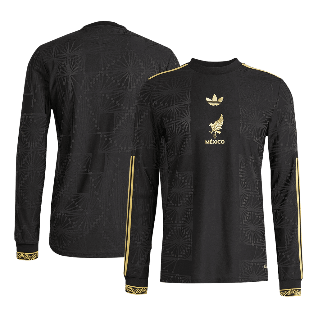 Maillot de Foot Mexique Third Maillot Manches Longues 2025 Authentique - Gold Cup